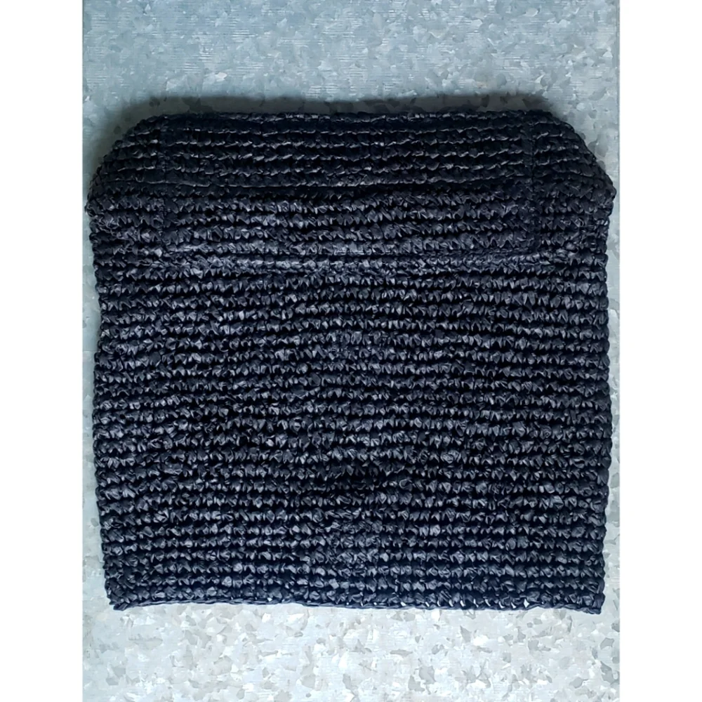NWOT J.Crew Raffia foldover clutch bag_2